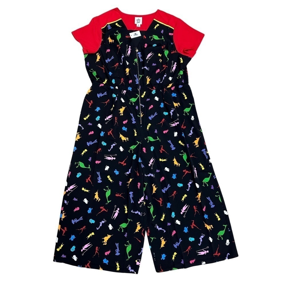 Dress Shop Disney Pixar Wide Leg Jumpsuit 1X Multicolor Size 1X NEW WITH TAGS